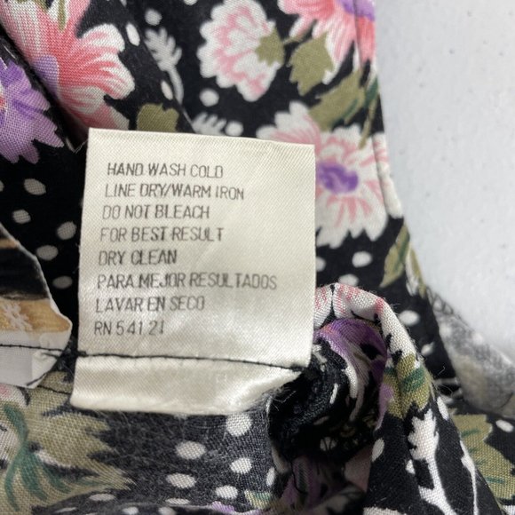 Pellini Women's Dress Size 5/6‎ Maxi Bottom Split Floral Sleeveless Collar - Picture 7 of 11